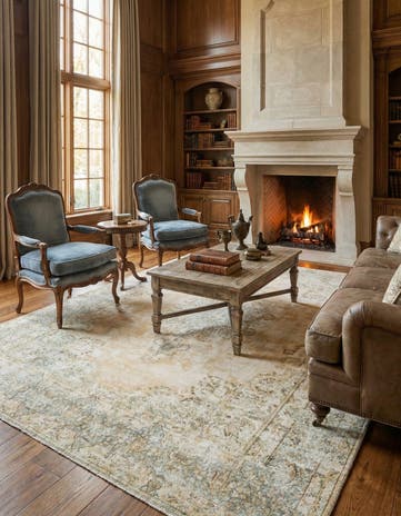 9' 9 x 12' 10 Vintage Royal Wool Rug