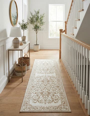 Snow White Hermitage Runner Rug