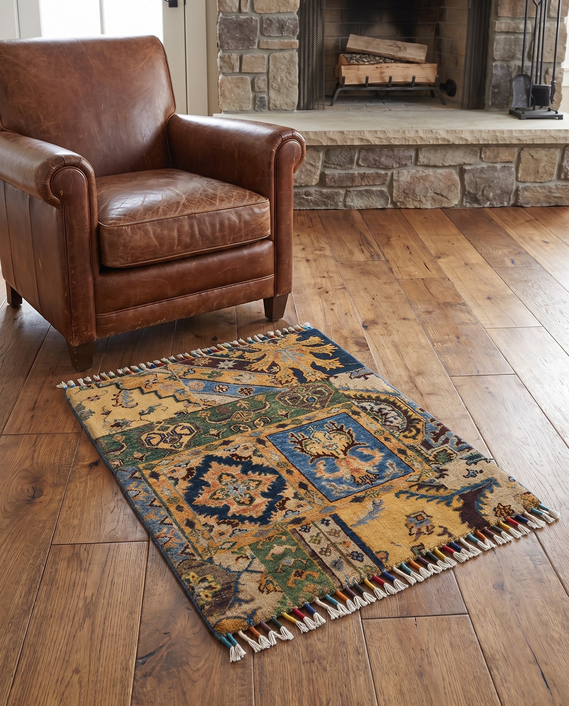 1' 11 x 2' 11 Hand Knotted Ariana Ziegler Rug
