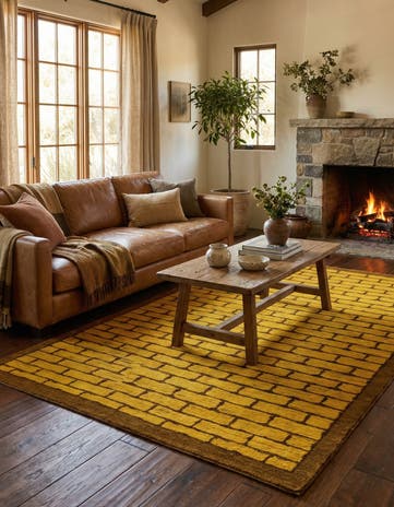 5' 5 x 8' Hand Knotted Kashkuli Gabbeh Oriental Wool Rug