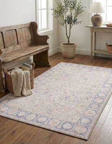 3' 6 x 5' 6 Washable Timeless Rug