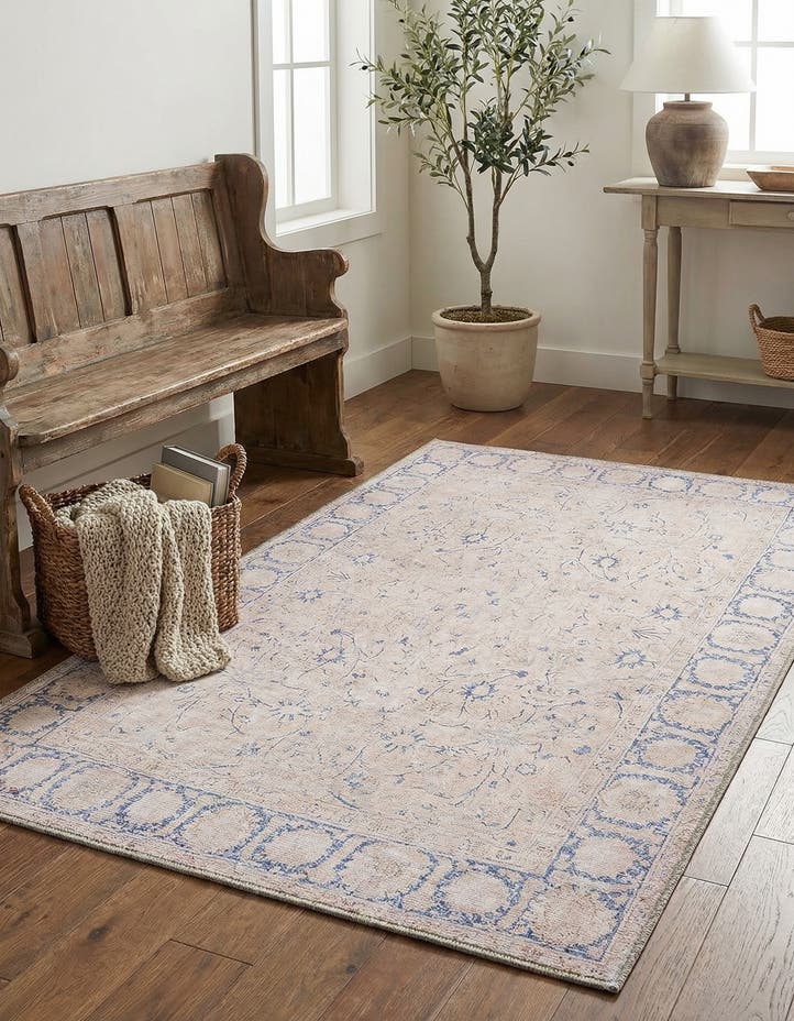 3' 6 x 5' 6 Washable Timeless Rug