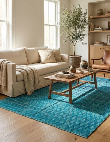 5' 4 x 8' 5 Hand Knotted Darya Wool Rug
