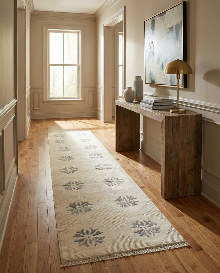 2' 8 x 13' 7 Hand Knotted Darya Wool Runner Rug