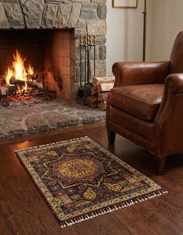 2' 1 x 2' 11 Hand Knotted Ariana Ziegler Rug
