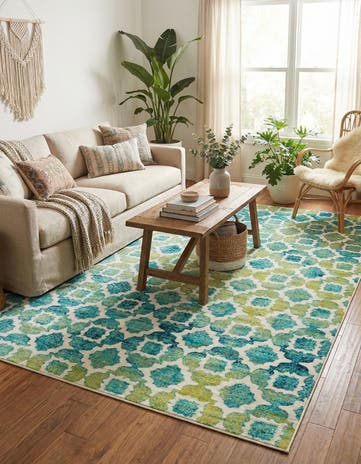 Blue Azalea Rug