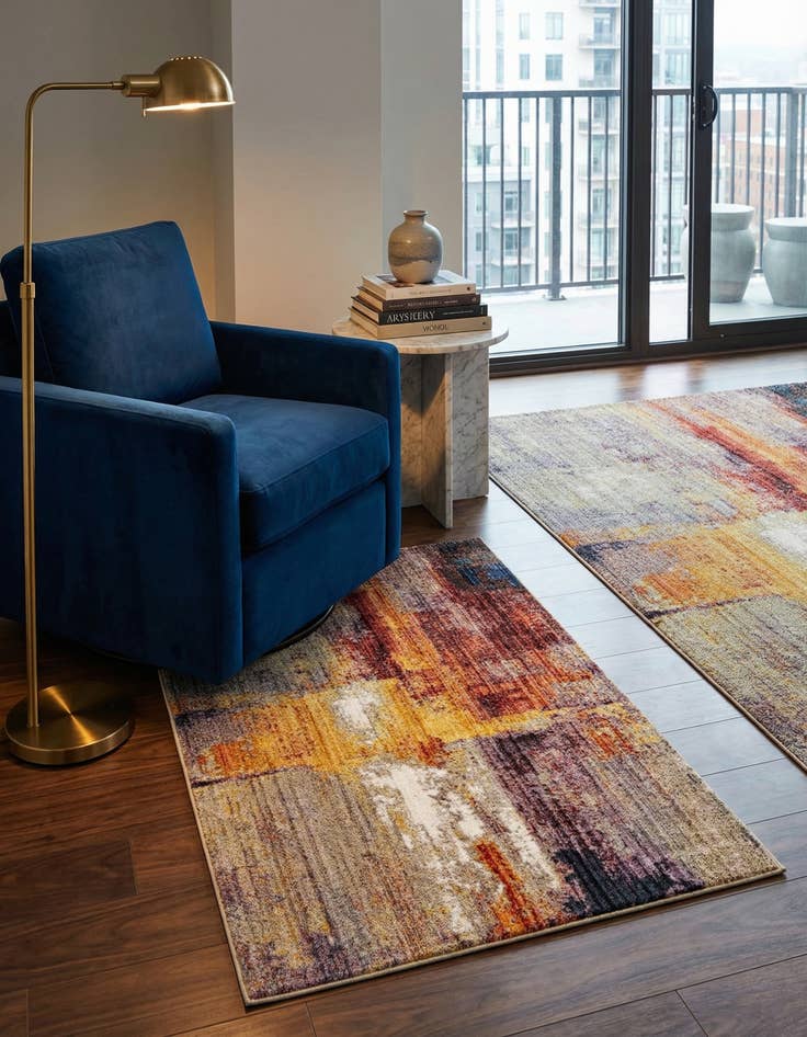 Detail image of Jill Zarin 1' 8 x 1' 8 Downtown Sample Rug