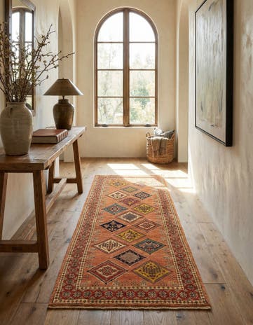 2' 9 x 6' 7 Luribaft Wool Runner Rug