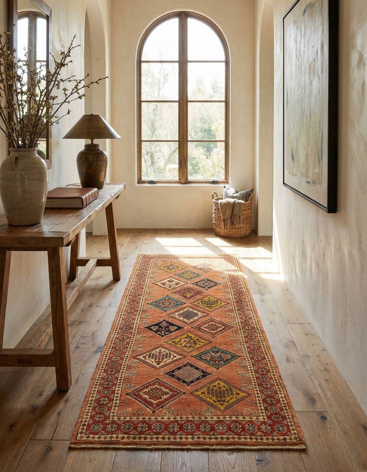 Detail image of 2' 9 x 6' 7 Luribaft Wool Runner Rug