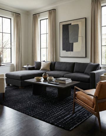 6' 4 x 10' 3 Hand Knotted Darya Wool Rug