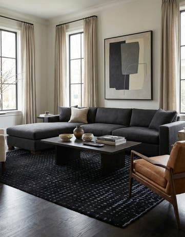 6' 4 x 10' 3 Hand Knotted Darya Wool Rug
