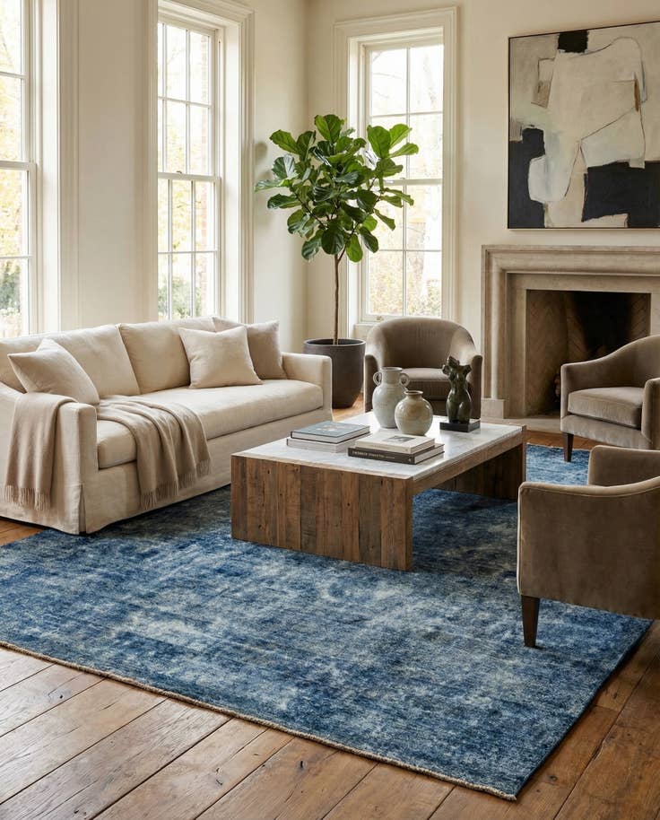 Detail image of 9' 8 x 12' 3 Hand Knotted Ultra Vintage Persian Wool Rug