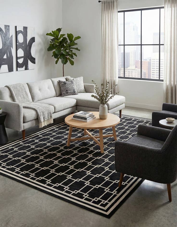 Detail image of Jill Zarin 10' x 13' Metropolitan Uptown Rug