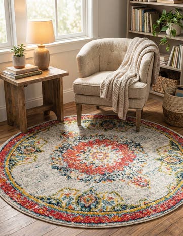 4' x 4' Madeline Round Rug