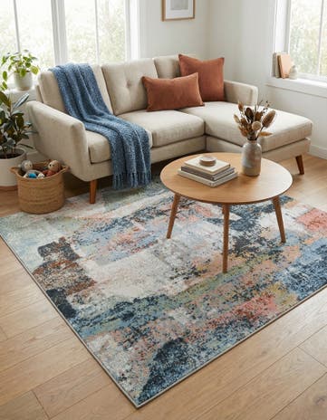 Kamala Washable Square Rug