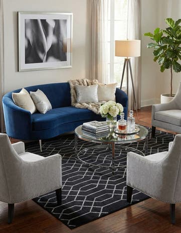 9' x 12' Marilyn Monroe™ Glam Trellis Rug