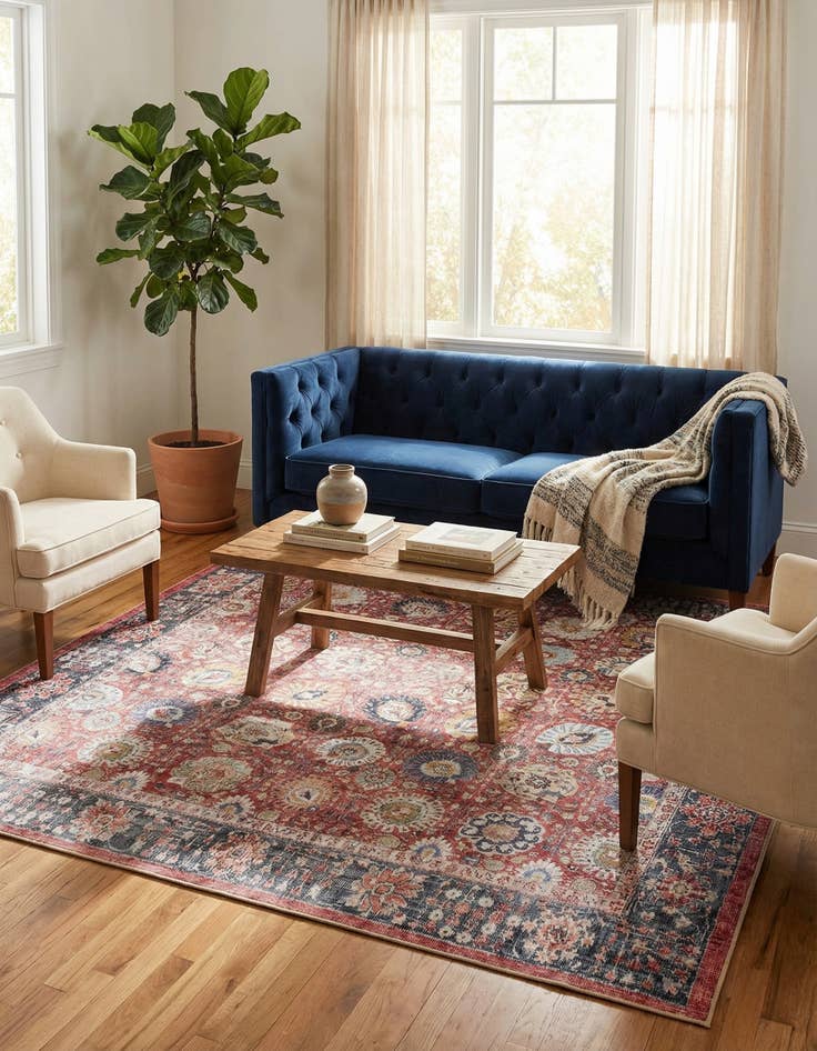 Detail image of 7' 10 x 7' 10 Timeless Square Rug