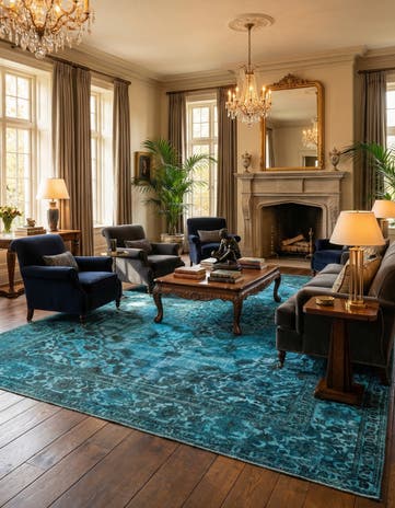 10' 10 x 16' 2 Hand Knotted Vintage Royal Persian Wool Rug