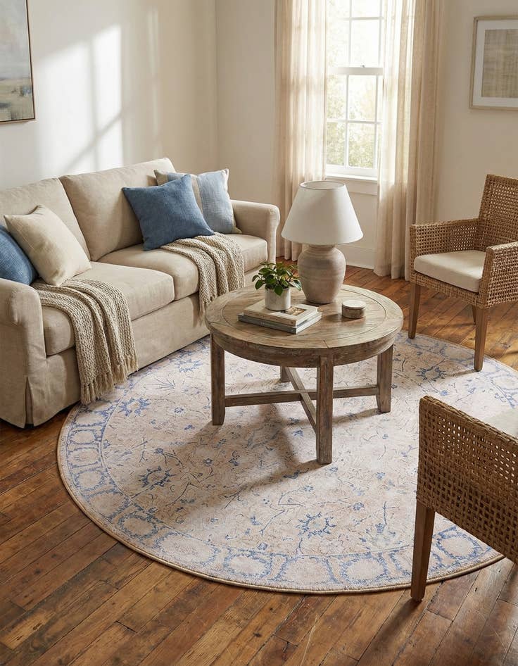 Detail image of 5' x 5' Timeless Round Rug