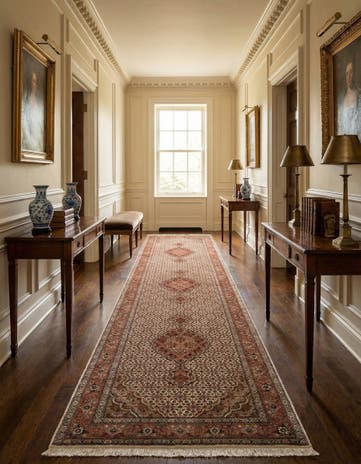 2' 10 x 11' 4 Tabriz Mahi Runner Rug