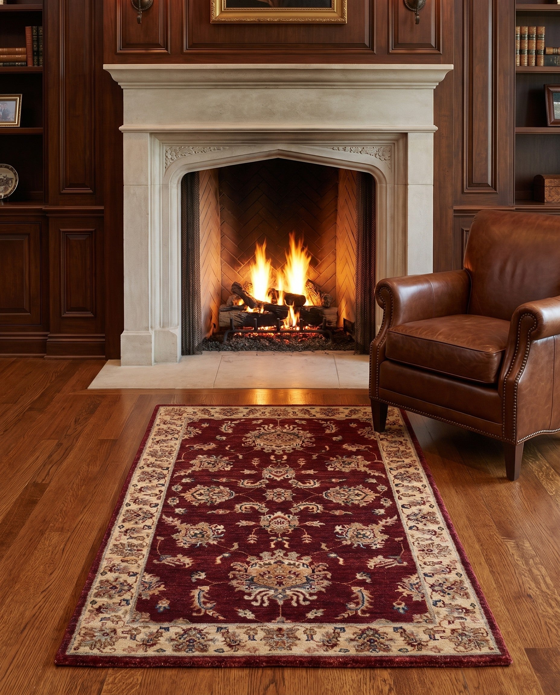 3' x 4' 7 Hand Knotted Ziegler Rug