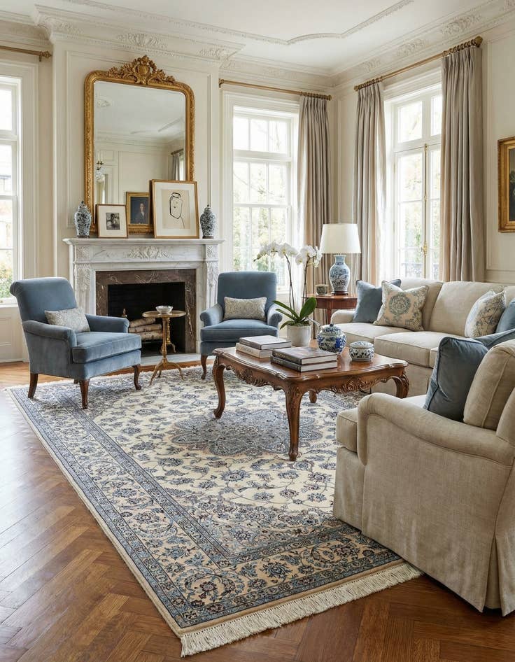 Detail image of 5' 2 x 7' 10 Nain Rug