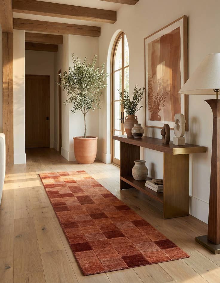 Detail image of 2' 6 x 9' 9 Juma Wool Runner Rug