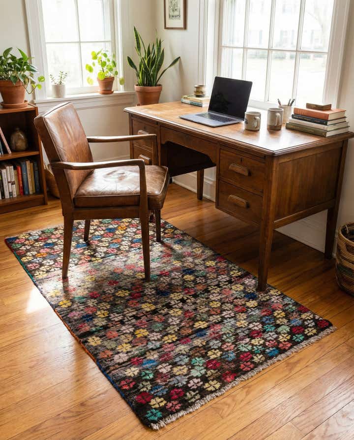 2' 10 x 4' 5 Hand Knotted Balouch Wool Rug