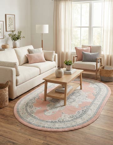 Rose Parker Oval Rug
