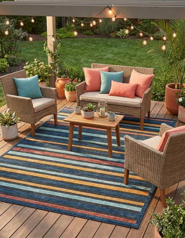 6' x 9' Easy-Clean Belize Indoor / Outdoor Rug