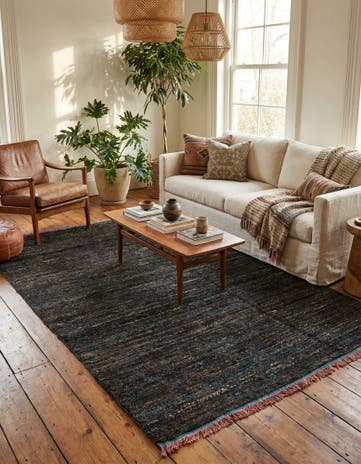 5' 7 x 9' 1 Hand Knotted Moroccan Wool Rug