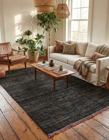 5' 7 x 9' 1 Hand Knotted Moroccan Wool Rug