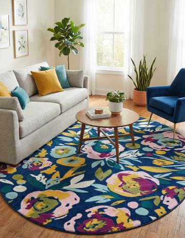 7' 10 x 10' Bloom Oval Rug