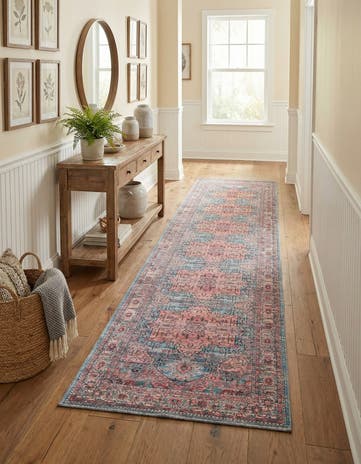 2' 7 x 13' Washable Maahru Runner Rug