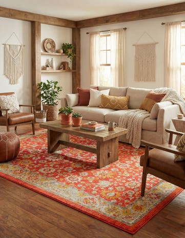 Rust Red Madeline Rug