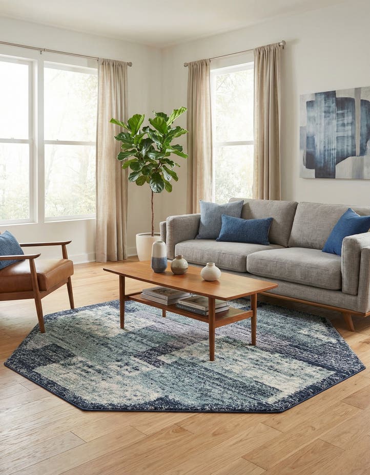 7' 1 x 7' 1 Tucson Octagon Rug