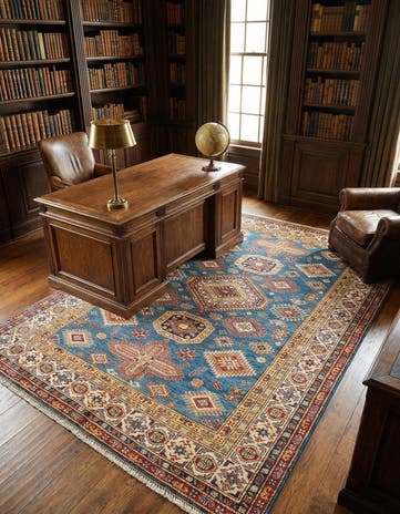 5' 6 x 8' 3 Kazak Wool Rug
