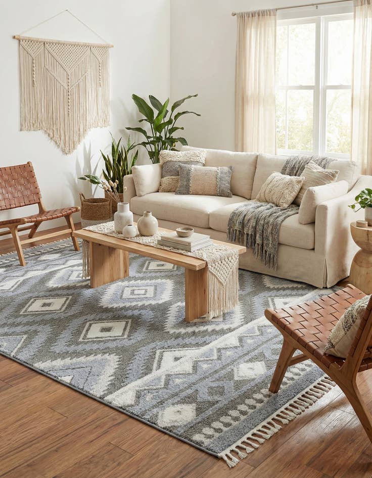 Detail image of  9' 6 x 14' 3 Boho Rug