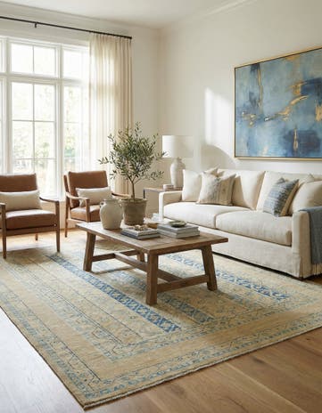 5' x 6' 9 Hand Knotted Ariana Ziegler Rug