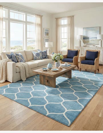 10' x 14' Trellis Frieze Rug