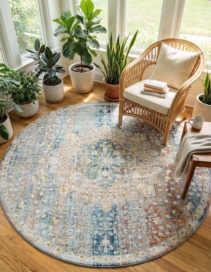 Detail image of  10' 2 x 10' 2 Newport Round Rug