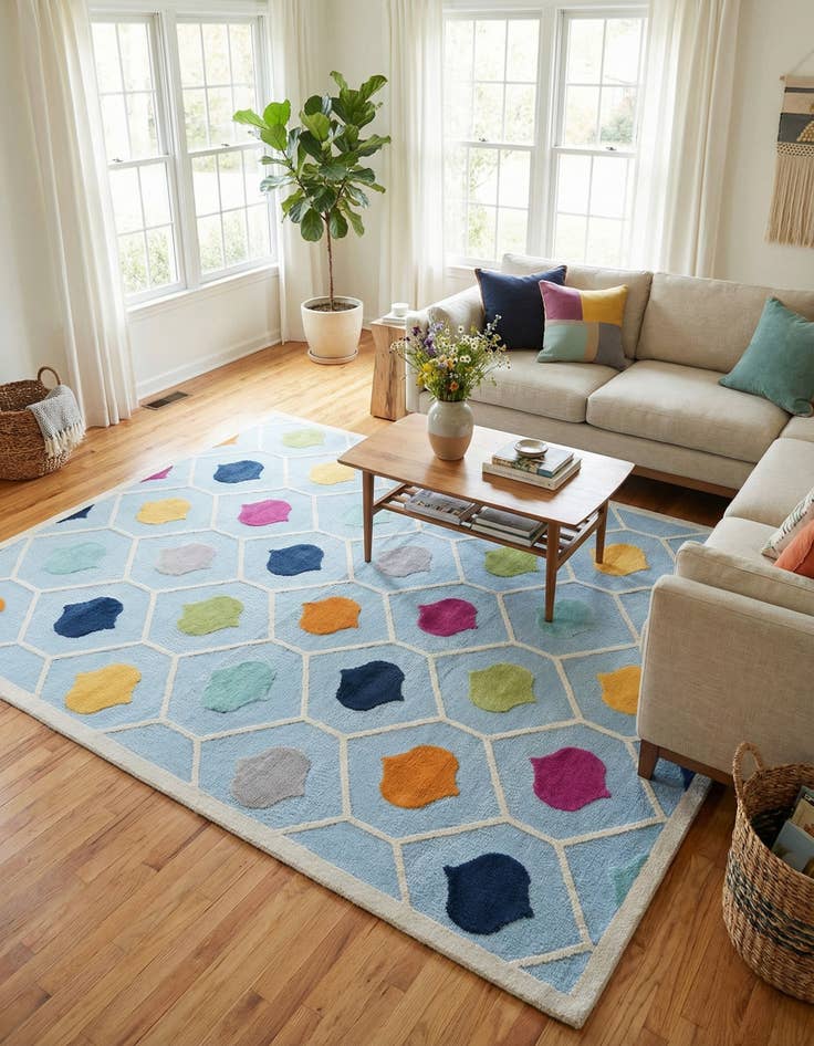 Detail image of  9' x 12'  Washable Aruba Indoor / Outdoor Rug