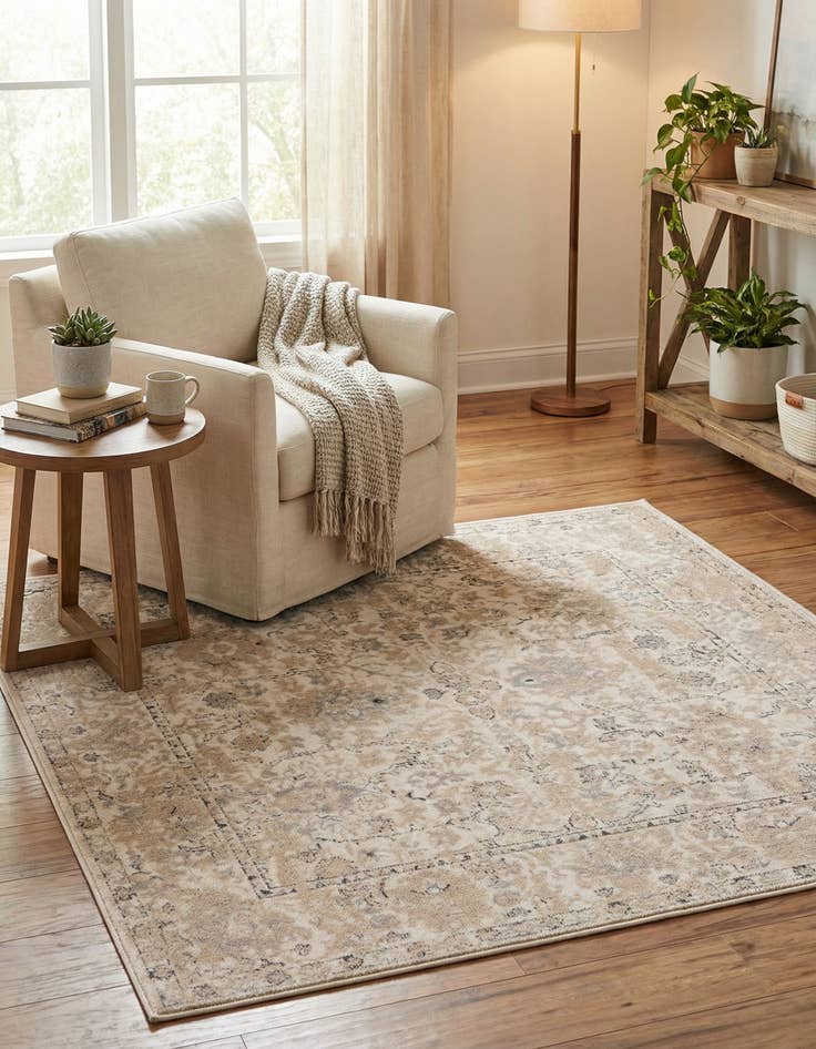 Detail image of 4' x 4' Oregon Square Rug