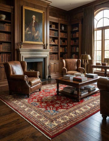 7' x 9' 11 Kazak Wool Rug