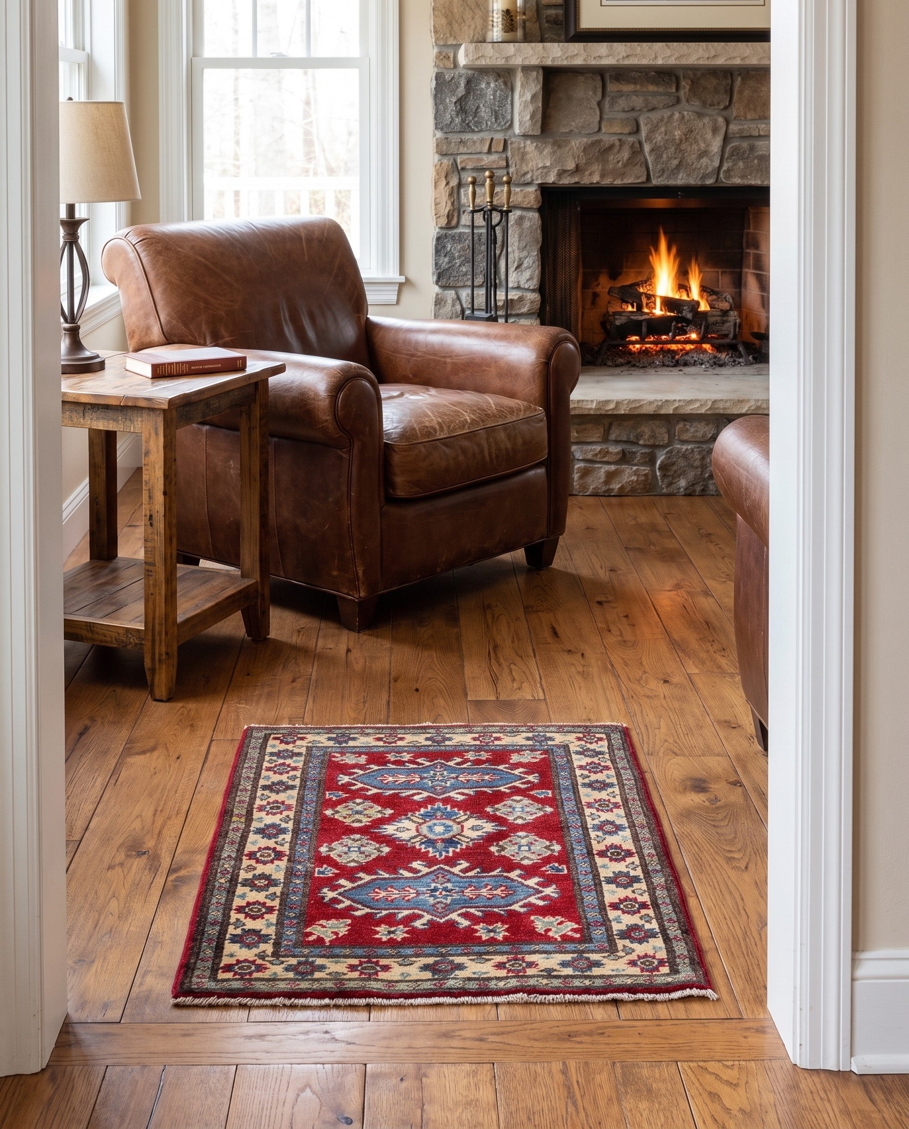 2' 2 x 3' 1 Hand Knotted Kazak Rug