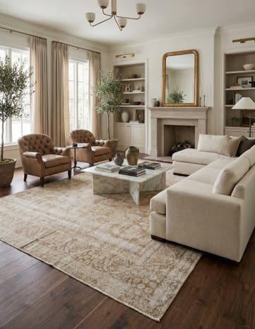9' 8 x 12' 7 Hand Knotted Ultra Vintage Persian Wool Rug