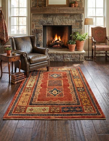 3' 7 x 5' 2 Kashkuli Rug