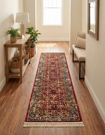 Red Kennedy Runner Rug