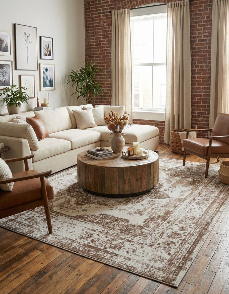 Detail image of 13' x 13' Monaco Square Rug