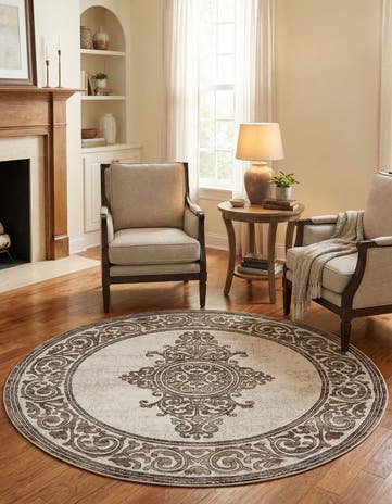 6' x 6' Hermitage Round Rug
